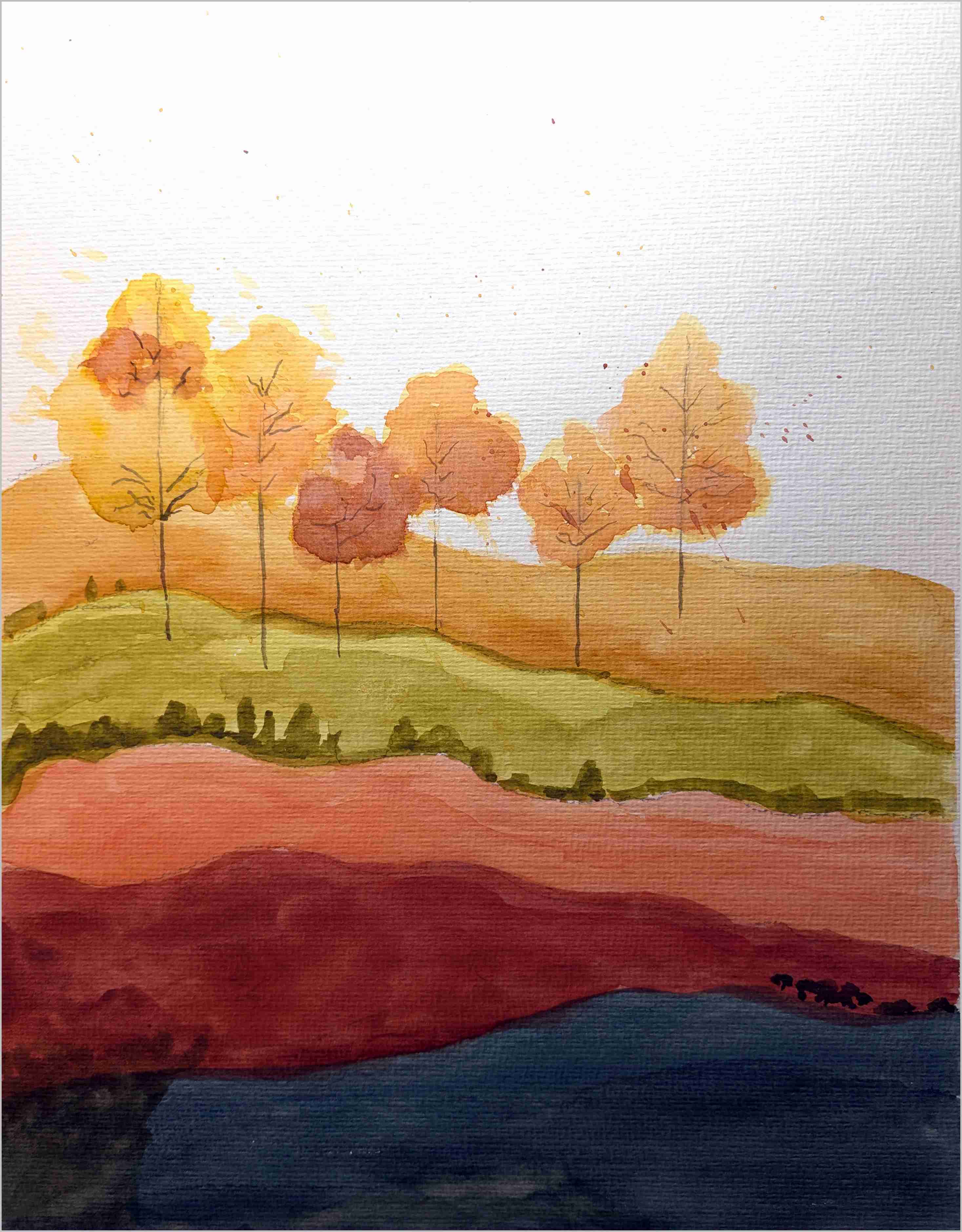 Abstrakte Landschaft